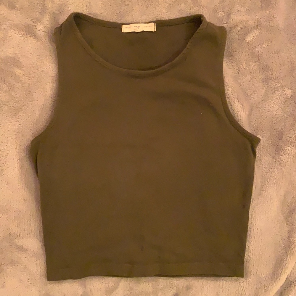 High Neck Crop Top
